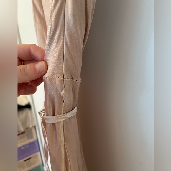 Park & Fifth Belmont dress - pink cowl neck satin - Picture 3 of 4